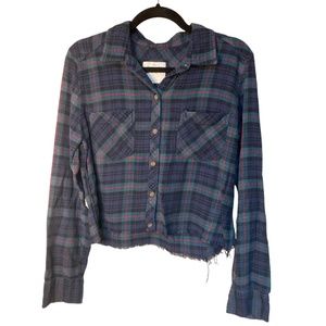 Vintage Abercrombie & Fitch Cropped Flannel
